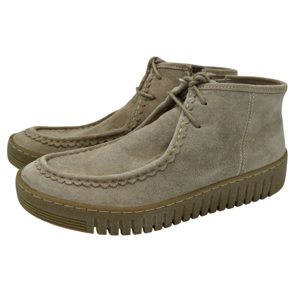 Comfortiva Holland Boots Women 7.5 Light Grey NEW Suede Moccasin‎ Ankle Bootie